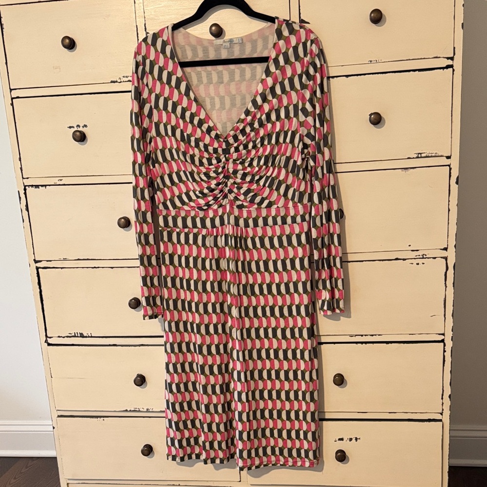 Boden Geometric Patterned Dress size 14